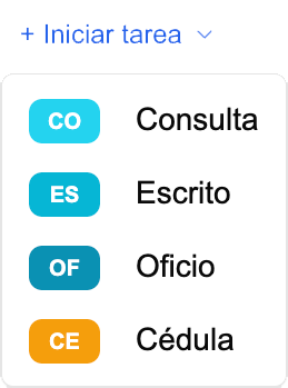 Iniciar tarea en leia